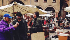 bologna italy square market