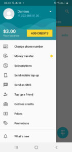 international mobile top up app menu mobile