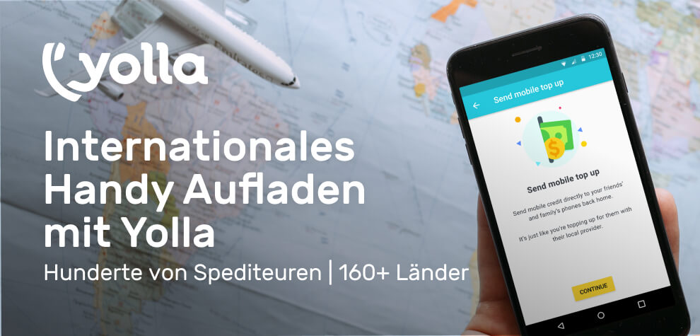 Auslandsaufladung – Internationales mobiles Aufladen online