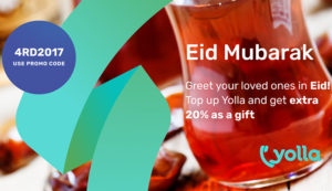 Eid Mubarak! Сall abroad with Yolla! Promo code inside