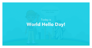 World Hello Day: Call Abroad to 10 People