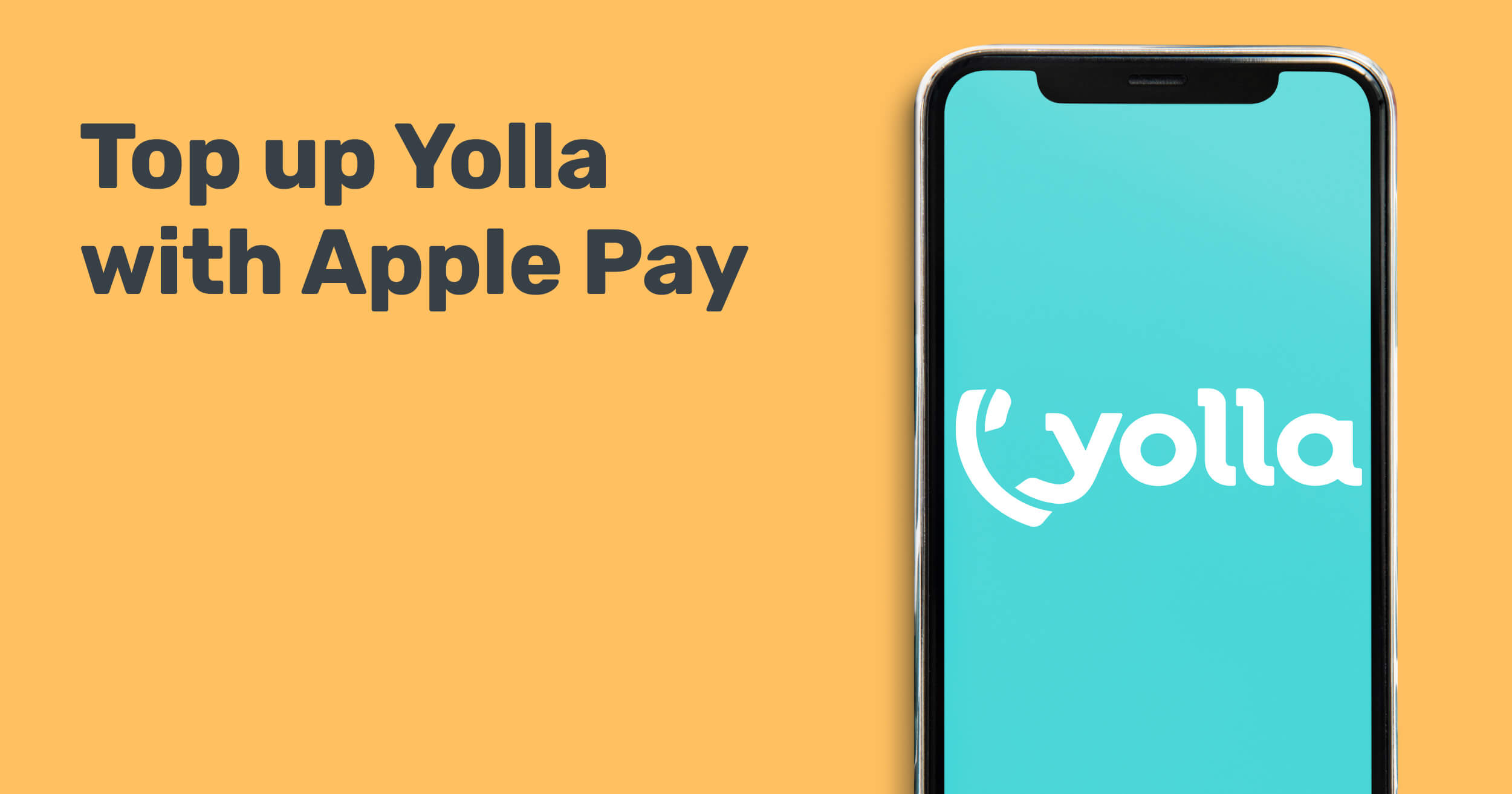Top up Yolla with Apple Pay