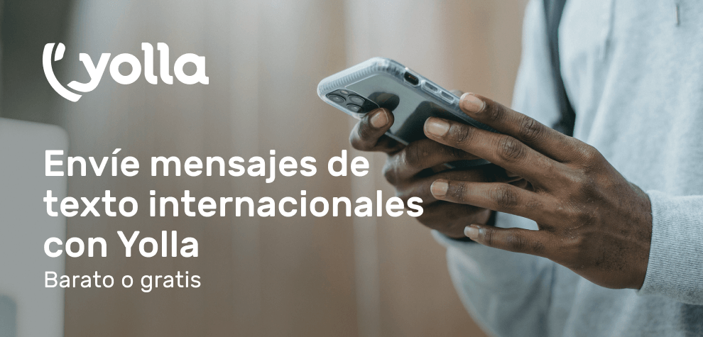 Mensajes de texto SMS internacionales con Yolla 